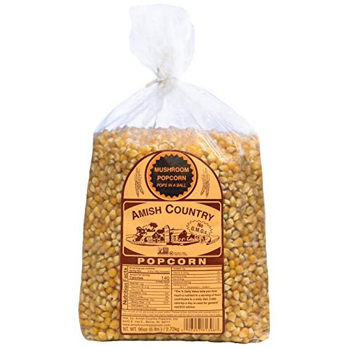Amish Country Popcorn | 6 Lb Bag | Mushroom Popcorn Kernels | Ol