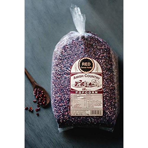 Amish Country Popcorn | 6 Lb Bag | Red Popcorn Kernels | Old Fas