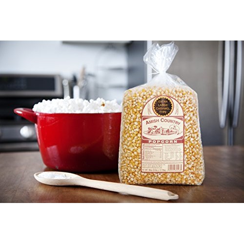 Amish Country Popcorn - 6 Lb Extra Large Caramel Type Kernels -