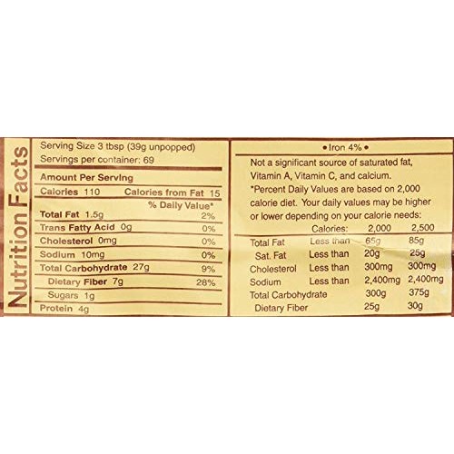 Amish Country Popcorn - 6 Lb Ladyfinger Kernels - Old Fashioned,