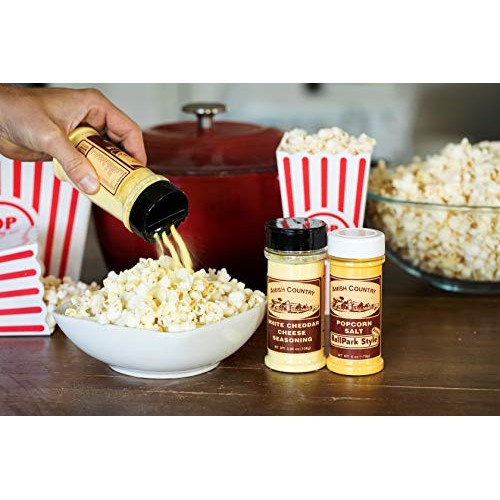 Amish Country Popcorn | Ballpark Style Buttersalt 6 Oz &Amp; White