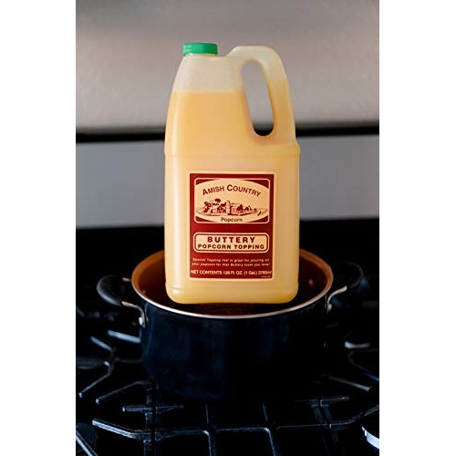 Amish Country Popcorn | Buttery Popcorn Topping - 1 Gallon | Old