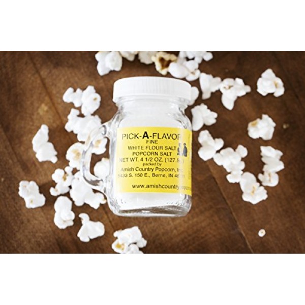 Amish Country Popcorn | Fine White Popcorn Salt - 4.5 Ounce | Ol