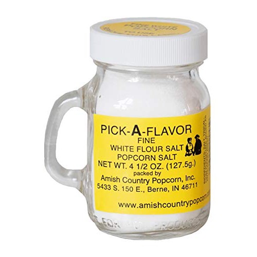 Amish Country Popcorn | Fine White Popcorn Salt - 4.5 Ounce | Ol
