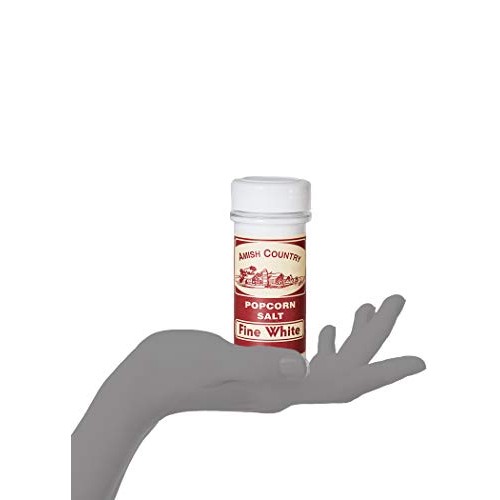Amish Country Popcorn | Fine White Popcorn Salt - 6 Oz | Old Fas