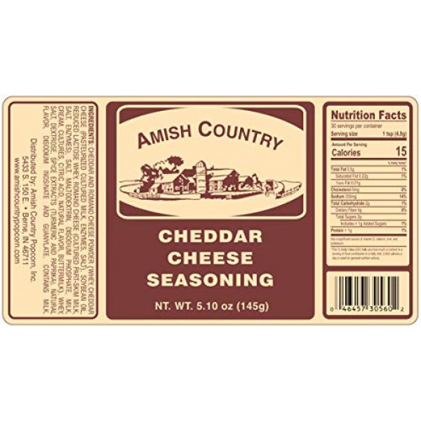 Amish Country Popcorn | Seasoning Variety Pack | 4 Bottles | Whi...