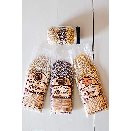 Amish Country Popcorn - Variety Bundles - 3 1 Lb Bags - Baby Wh