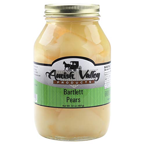 Amish Valley Products Old Fashioned Bartlett Pear Halves Canned