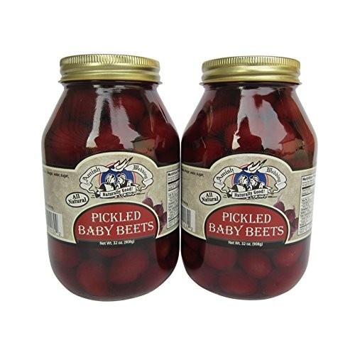 Amish Wedding Foods Pickled Baby Beets 2 - 32 Oz. Jars