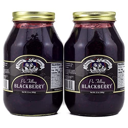 Amish Wedding Blackberry Pie Filling 32 Ounces Pack Of 2