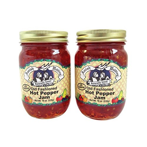 Amish Wedding Foods Hot / Sweet Pickled Garlic 2 -15 Oz Jars One