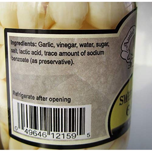 Amish Wedding Foods Hot / Sweet Pickled Garlic 2 -15 Oz Jars One