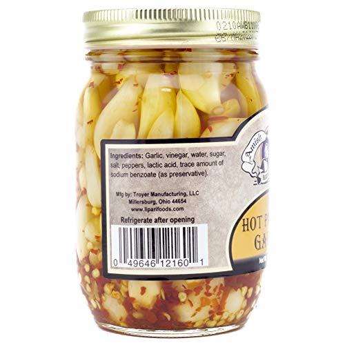 Amish Wedding Hot Pickled Garlic 15 Ounces Pack Of 2