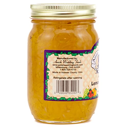 Amish Wedding Lemon Marmalade 18 Ounces