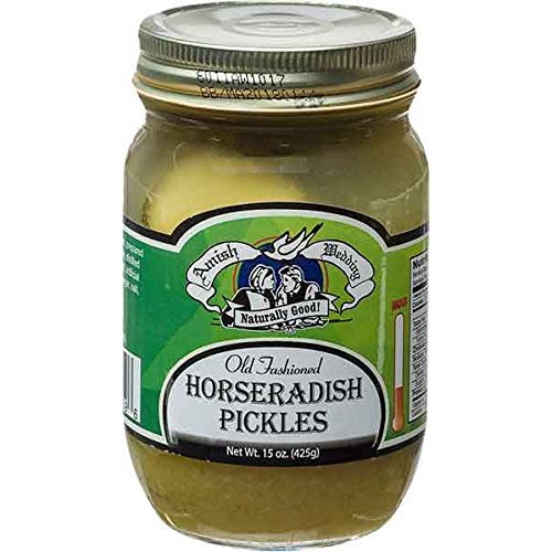 Amish Wedding Old Fashioned Horseradish Pickles 15 Ounces
