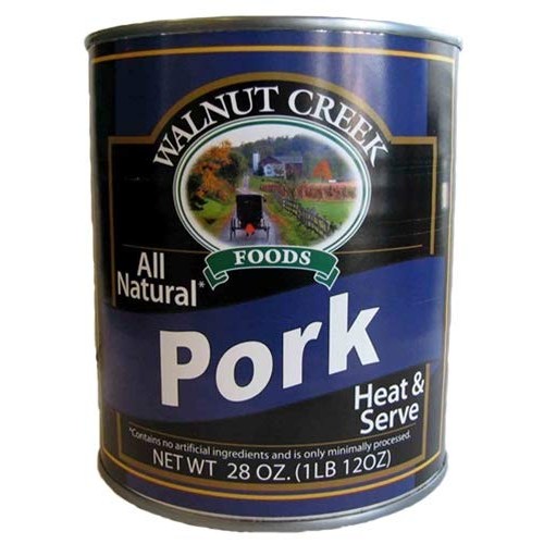 Walnut Creek All-Natural Pork Chunks, Favorite Amish Food, 28 Oz