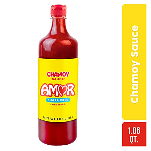 Amor Salsa Chamoy Sauce By Salsas Castillo, Red, 33 Oz