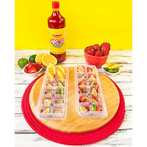 Amor Salsa Chamoy Sauce By Salsas Castillo, Red, 33 Oz