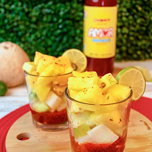 Amor Salsa Chamoy Sauce By Salsas Castillo, Red, 33 Oz