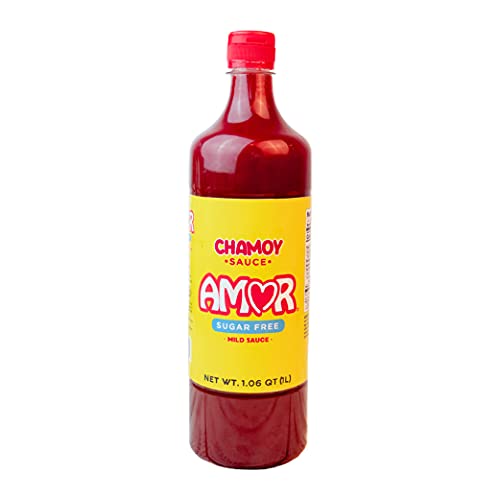 Amor Salsa Chamoy Sauce By Salsas Castillo, Red, 33 Oz