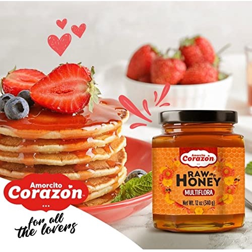 Amorcito Corazón Pure Raw Multiflora Honey, For Tea And Desserts