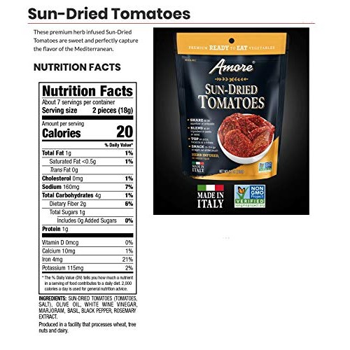 Amore Ready-To-Eat Herb Infused Vegetables, 4Oz. Resealable Bags