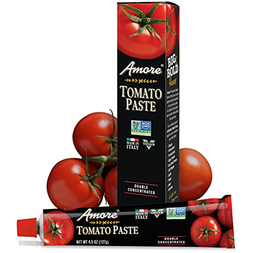 Amore Vegan Tomato Paste In A Tube - Non GMO Certified and Made ...
