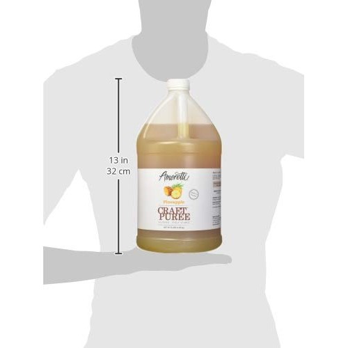 Amoretti Craft Puree, Pineapple, 9 Pound