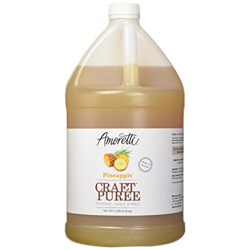 Amoretti Craft Puree, Pineapple, 9 Pound