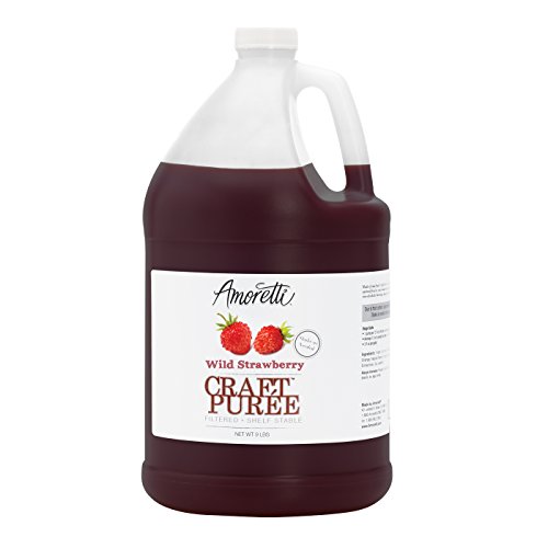 Amoretti Puree Craft, Wild Strawberry, 9 Pound