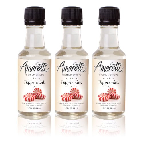 Amoretti Premium Peppermint Syrups 50Ml 3 Pack
