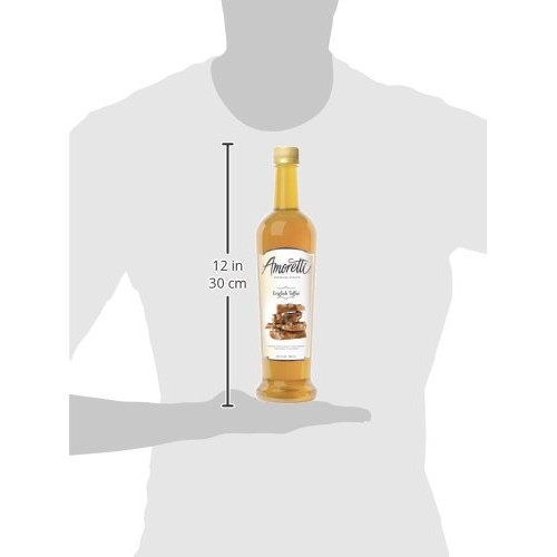 Amoretti Premium Syrup, English Toffee, 25.4 Ounce