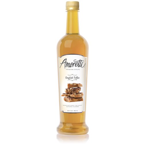 Amoretti Premium Syrup, English Toffee, 25.4 Ounce