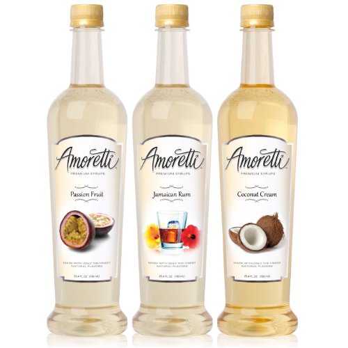 Amoretti Premium Tropical Syrups 750Ml 3 Pack