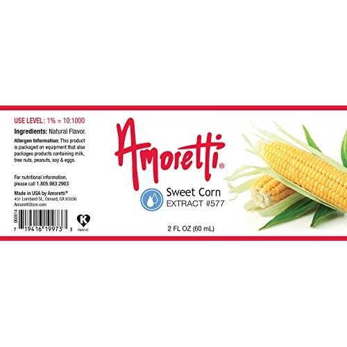 Amoretti Sweet Corn Extract, 2 Ounce