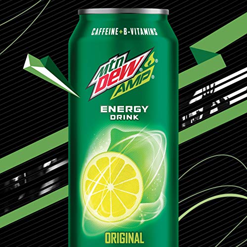 Amp Energy, Original, Caffeine, B Vitamins, 16 Fl Oz. Cans 12 P