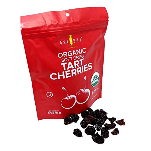 Amphora Organic Dried Tart Cherries - Vegan Gluten Free Dry Cher...