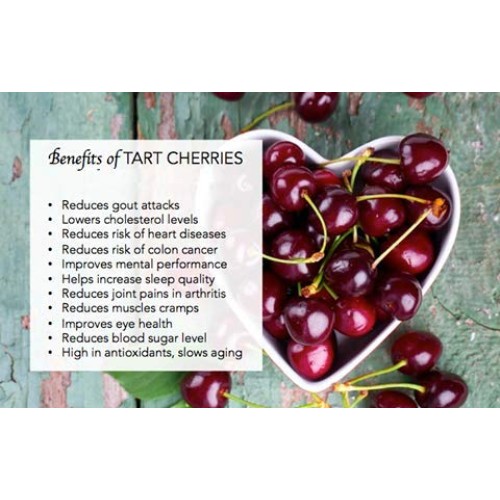Amphora Organic Dried Tart Cherries - Vegan Gluten Free Dry Cher...