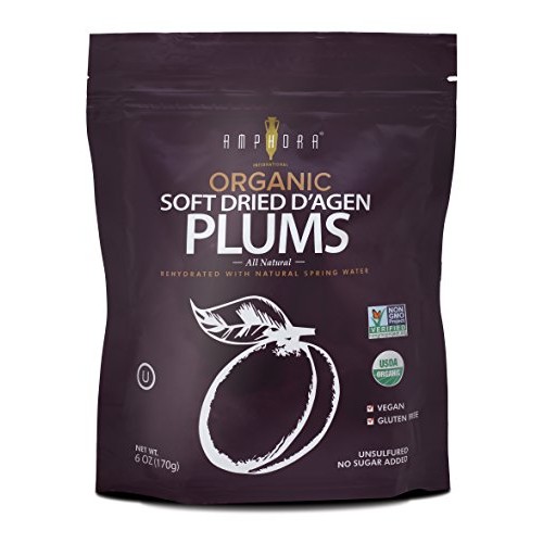 Dried Fruit - All Natural Organic Soft Dried Dagen Plums - Vega
