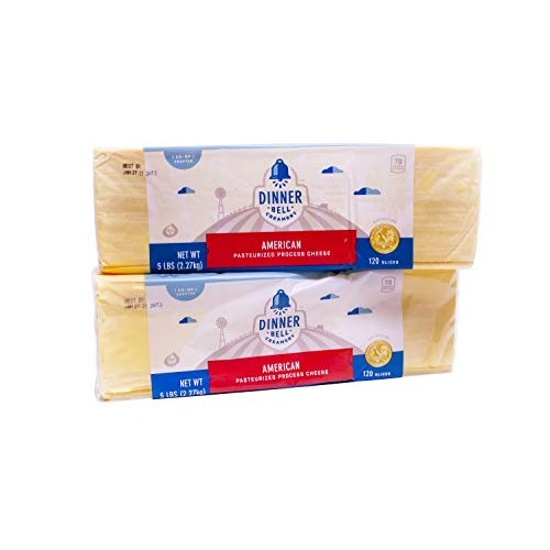 Ampi Yellow American Slices, 5 Lb Loaf Pack Of 2