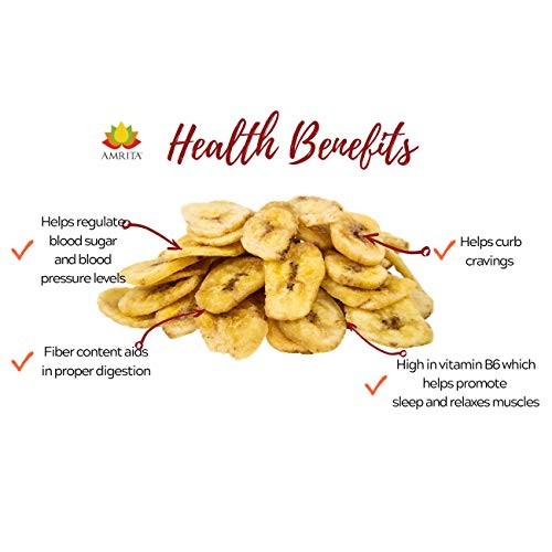 Amrita Foods - Banana Chips, Sweetened, 16Oz, Top 9 Allergy Free