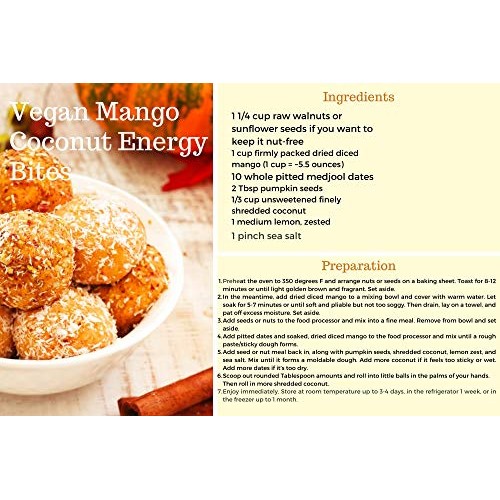 Amrita Foods - Dried Diced Mango, 1 Lb - Top 9 Allergy Free - Gl