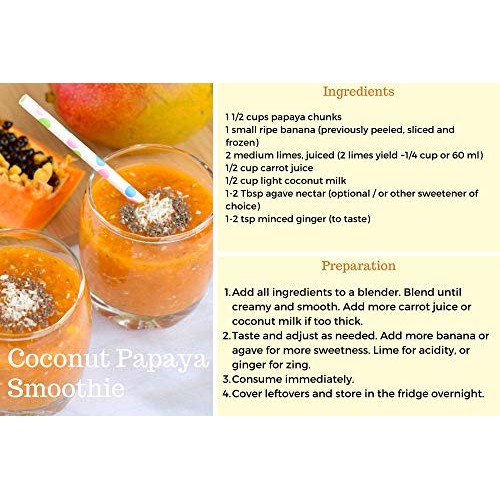 Amrita Foods - Dried Papaya Chunks, Sweetened, 1 Lb, Gluten-Free