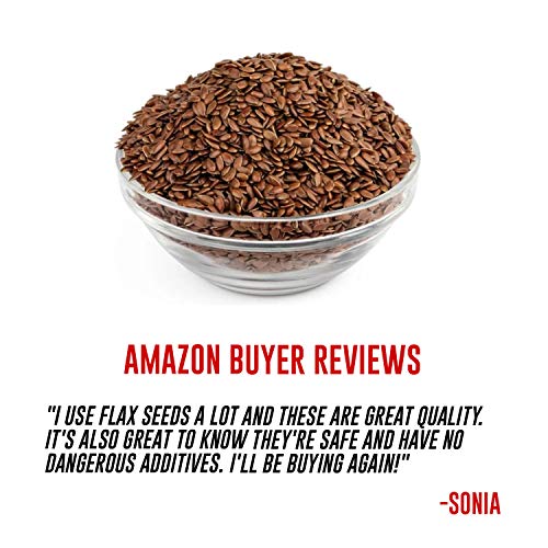 Amrita Foods - Flax Seeds, 2 Lbs - Gluten-Free, Dairy-Free, Soy-