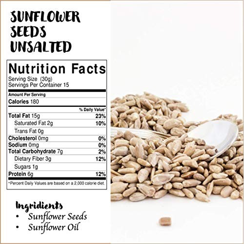 Amrita Foods - Top 9 Allergy Free, Sunflower Seeds, 1 Lb, Unsalt