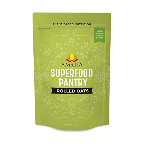 Amrita Foods Gluten Free Rolled Oats 3lb | Support Your Heart He...