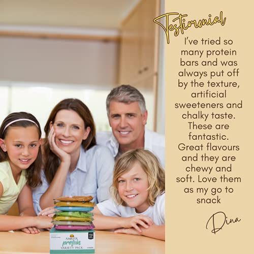 Amrita Plant Based Paleo Friendly Nut Free Variety Protein Bar -