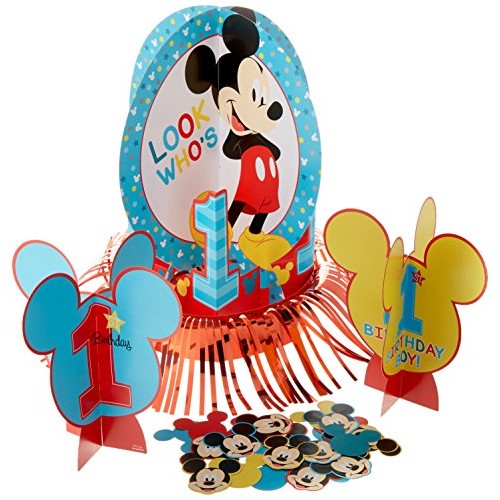 Amscan 281833 Disney Mickeys Fun To Be One Table Decorating Kit