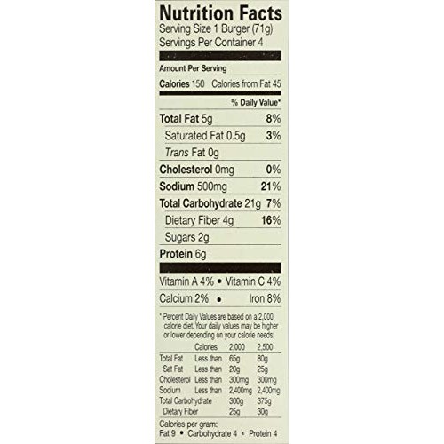 Amys California Veggie Burger, 10 Ounce -- 12 Per Case.