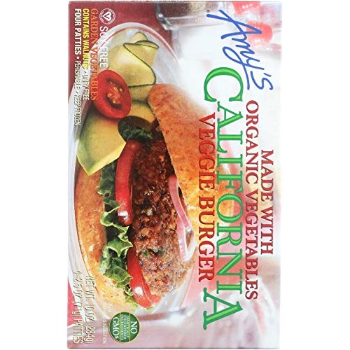 Amys California Veggie Burger, 10 Ounce -- 12 Per Case.